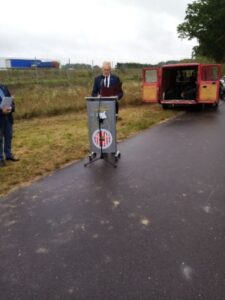 Upamiętnienie pilota Wojciecha Januszewicza, zdjęcie 1 z 2