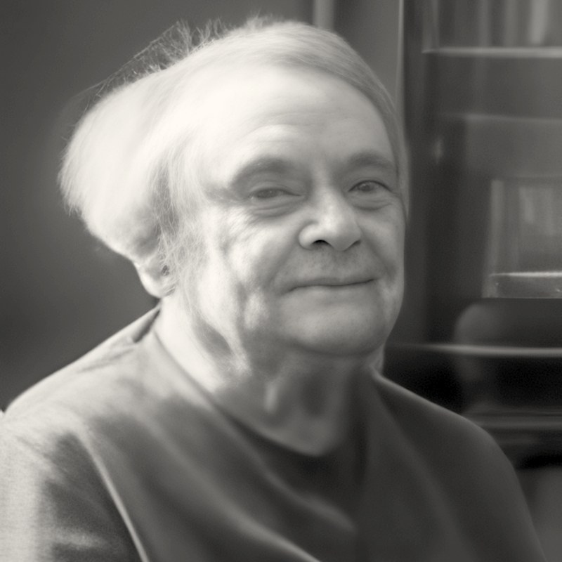 Helena Boguszewska w podeszłym wieku, siwe włosy upięte wysoko, fotografia