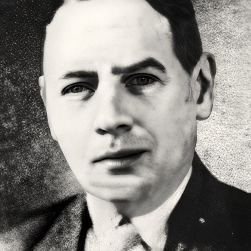 Jan Skrzypiński, mężczyzna w ciemnej marynarce, fotografia